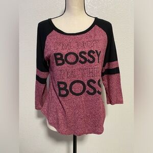 Wound Up  I’m Not Bossy I’m The Boss Basic Graphic Shirt